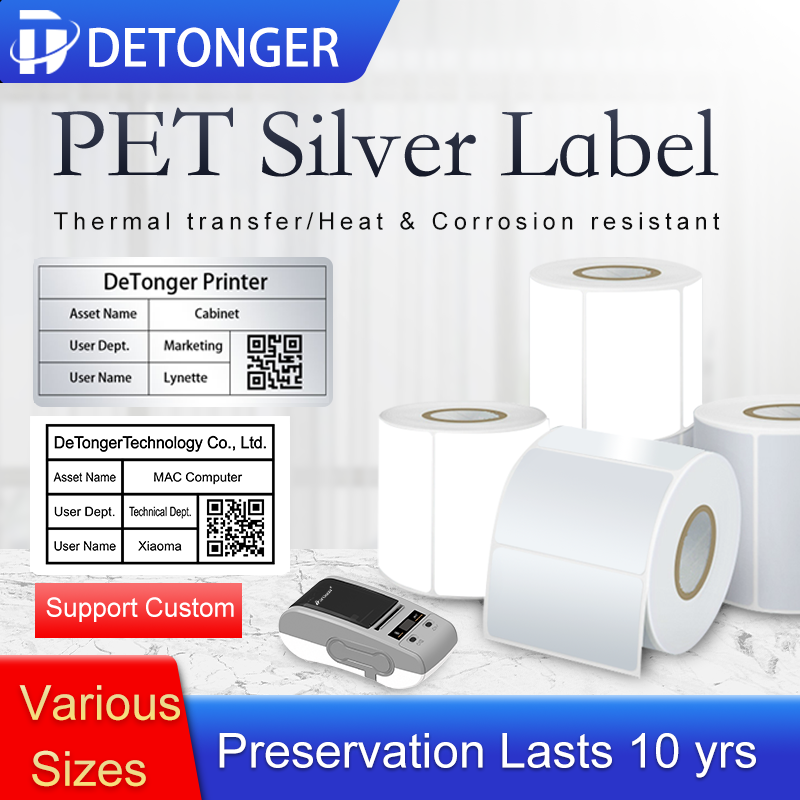 Barcode Label Printer Industrial - Etiquetas de PET para impresoras de