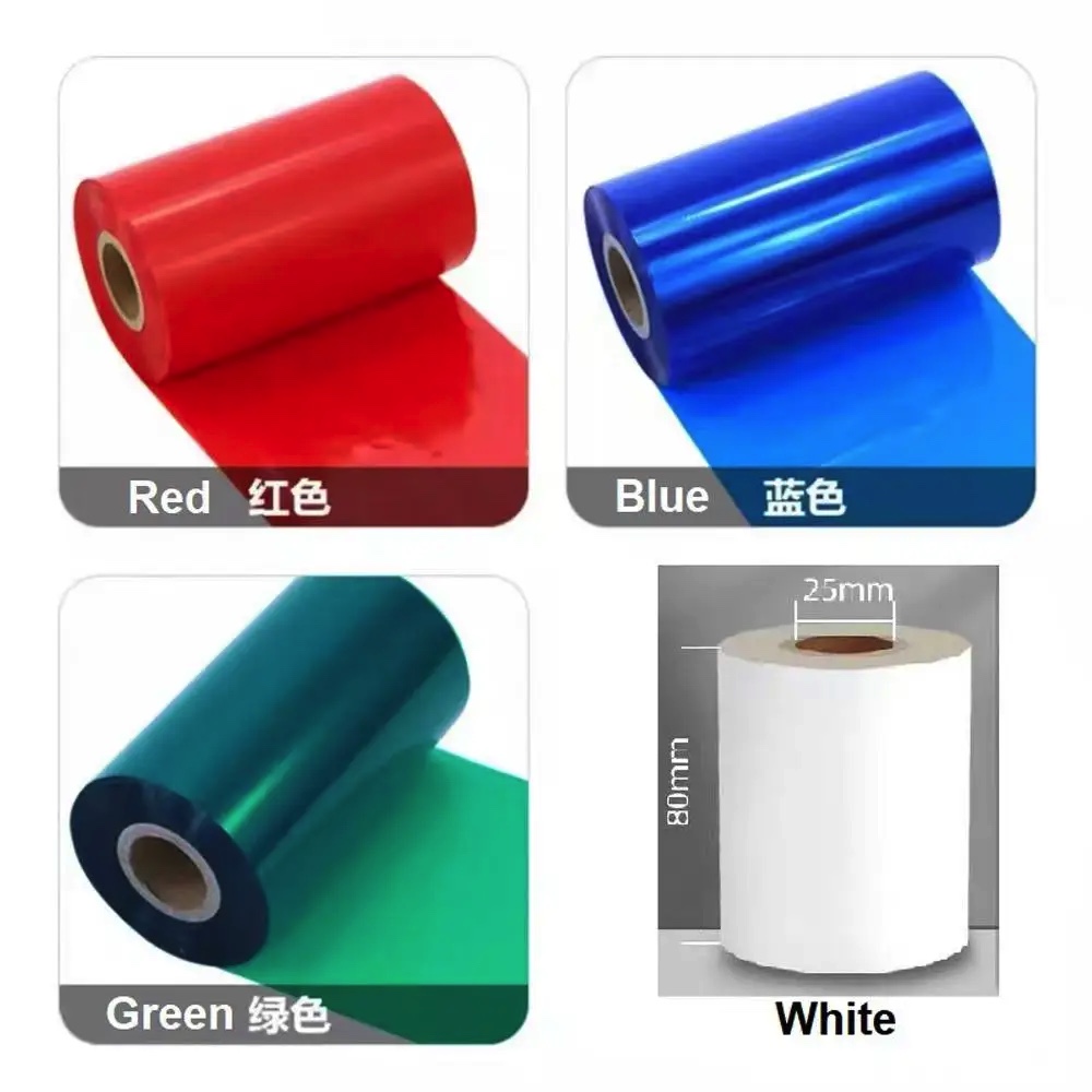 Thermal Transfer Ribbon 110Mm - Cinta de resina en rollo, disponible