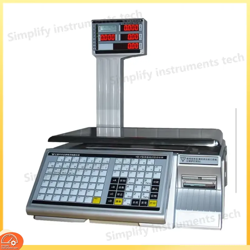 Weighing Scale Label Printer - Báscula Digital de Doble Función con