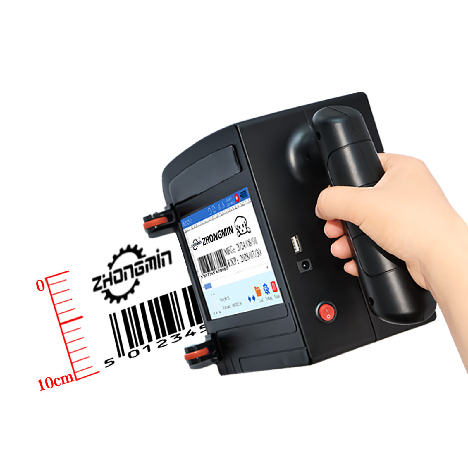 Coding Machine Date Printer Inkjet - Impresora de inyección de tinta portátil
