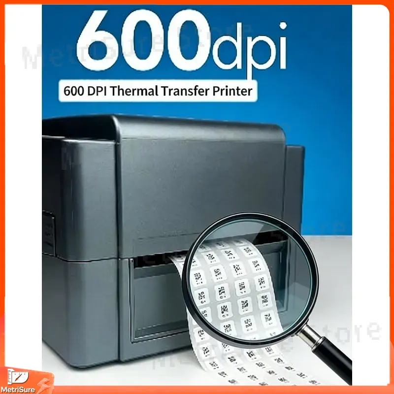 Barcode Label Printer Industrial - Impresora de Etiquetas de Transferencia Térmica