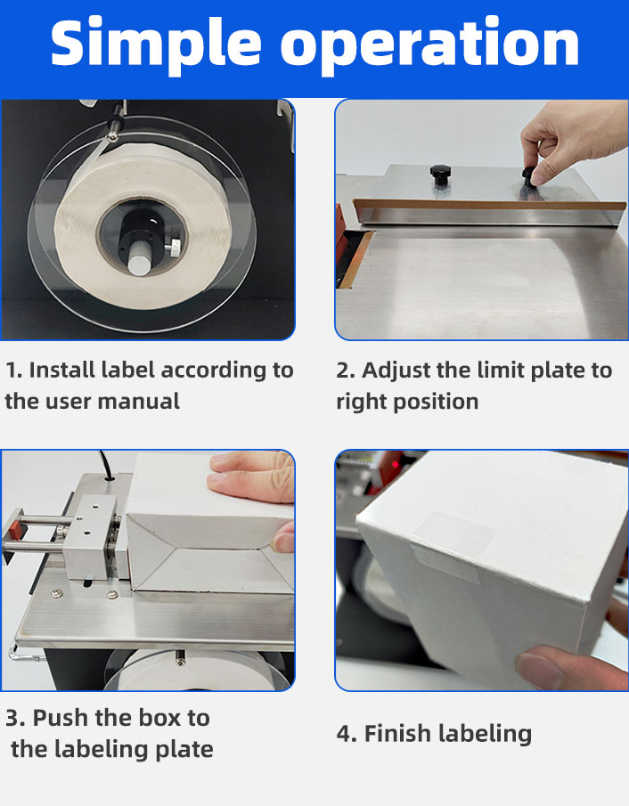 Label Applicator Manual - Etiquetadora Manual de Escritorio para Esquinas