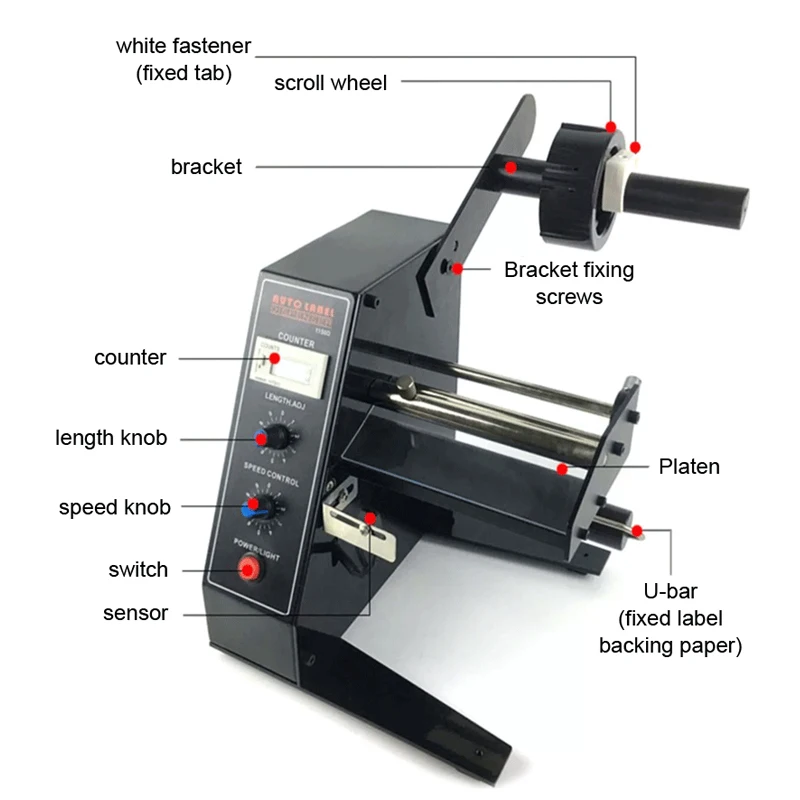 Dispositivo dispensador automá - Label Dispenser Automatic reseña y precio