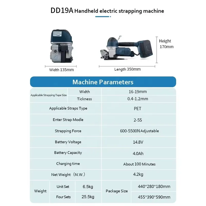 Máquina Flejadora Manual de Pl - Strapping Machine Pp Band reseña y precio