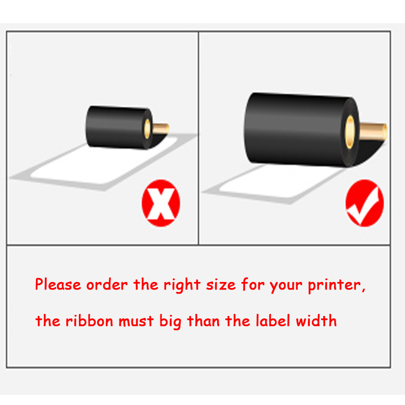 Rollo de cinta de transferenci - Thermal Transfer Ribbon 110Mm reseña y precio