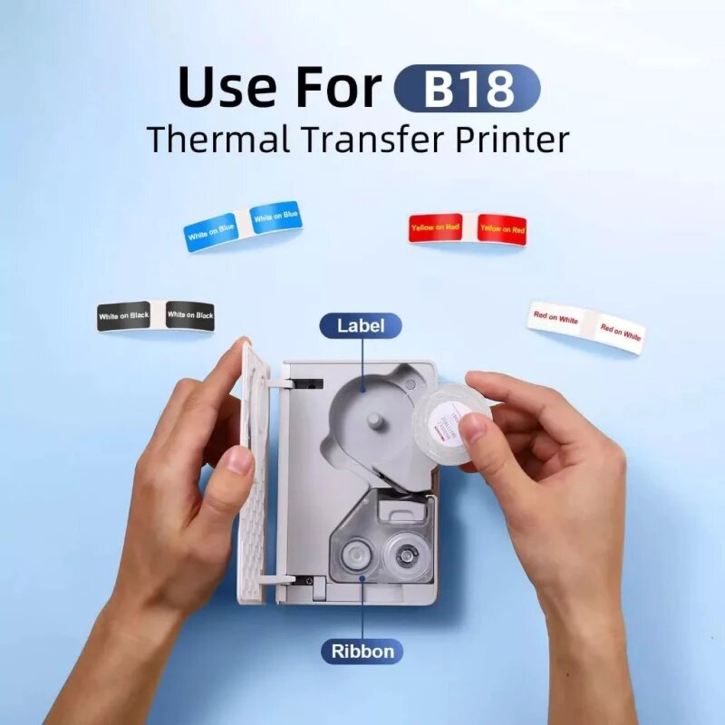 Cinta de Etiquetas NIIMBOT B18 - Barcode Label Printer Industrial reseña y precio