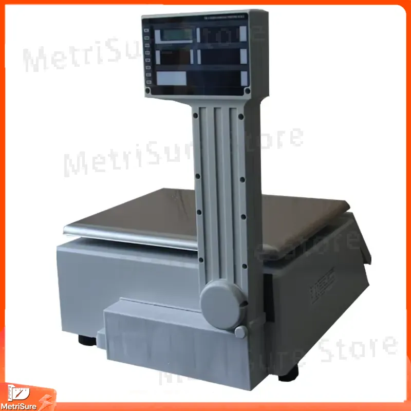Báscula Electrónica Inteligent - Weighing Scale Label Printer reseña y precio