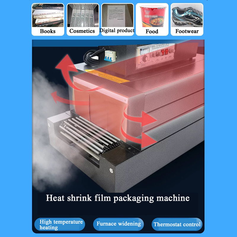 Túnel de Retracción Eléctrico  - Shrink Wrap Machine Heat Tunnel reseña y precio
