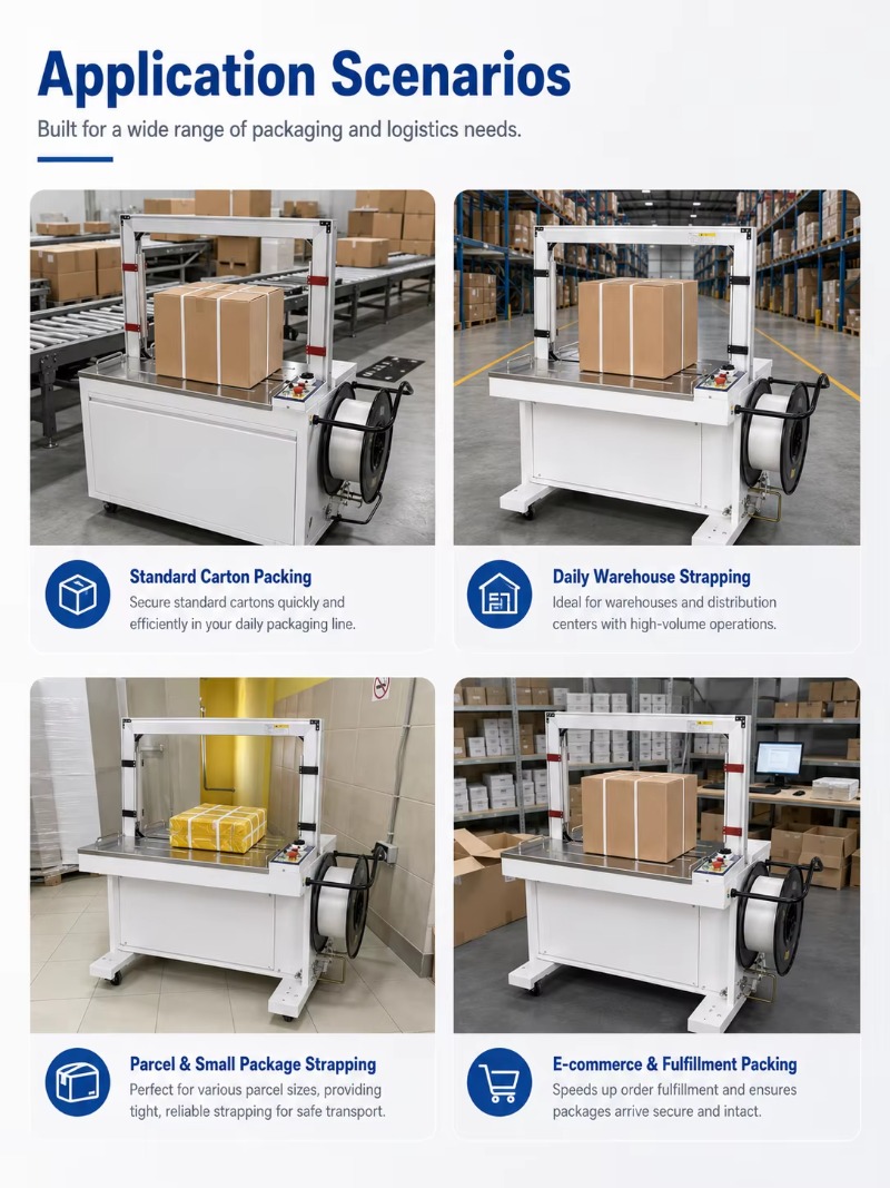 Máquina automática de flejado  - Strapping Machine Pp Band reseña y precio
