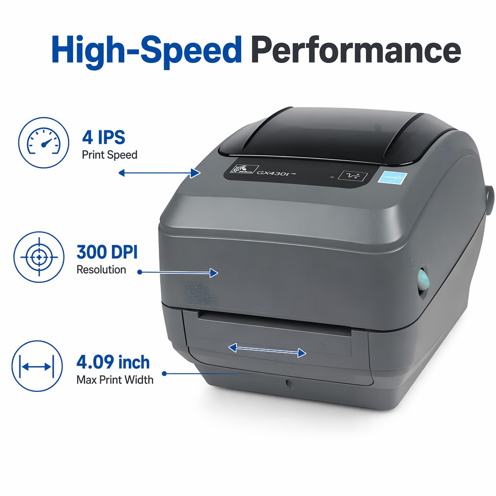 Impresora de Códigos de Barras - Thermal Label Printer 4 Inch 300Dpi reseña y precio