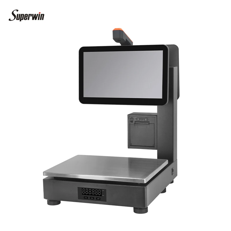 Báscula Inteligente con IA, Ca - Weighing Scale Label Printer reseña y precio