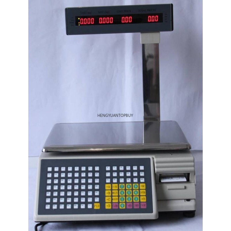 Báscula Impresora de Etiquetas - Weighing Scale Label Printer reseña y precio