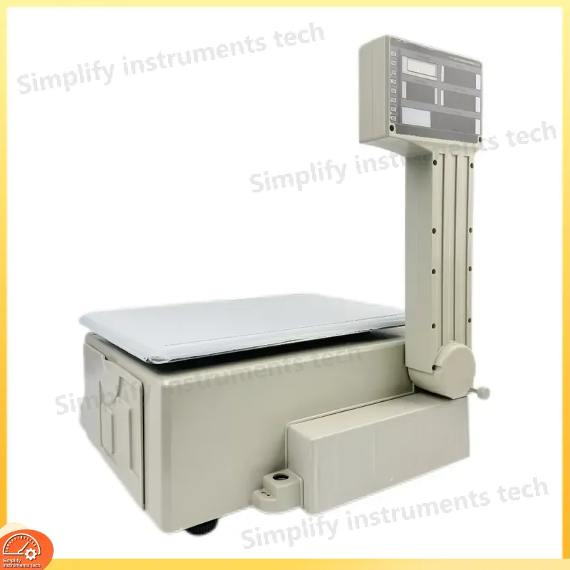Báscula Digital de Doble Funci - Weighing Scale Label Printer reseña y precio