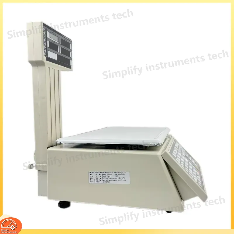 Báscula Digital de Doble Funci - Weighing Scale Label Printer reseña y precio