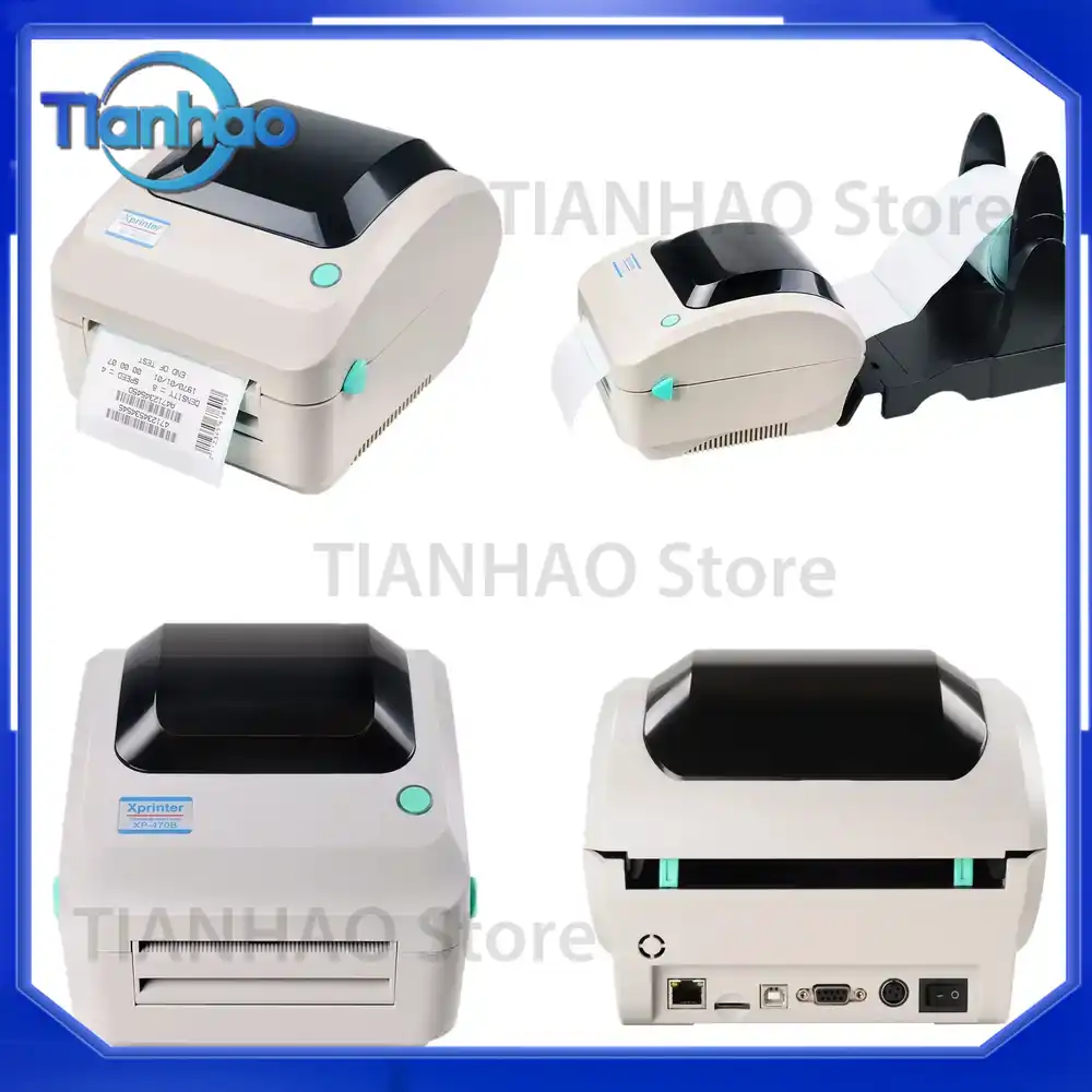 Impresora de Etiquetas Térmica - Barcode Label Printer Industrial reseña y precio