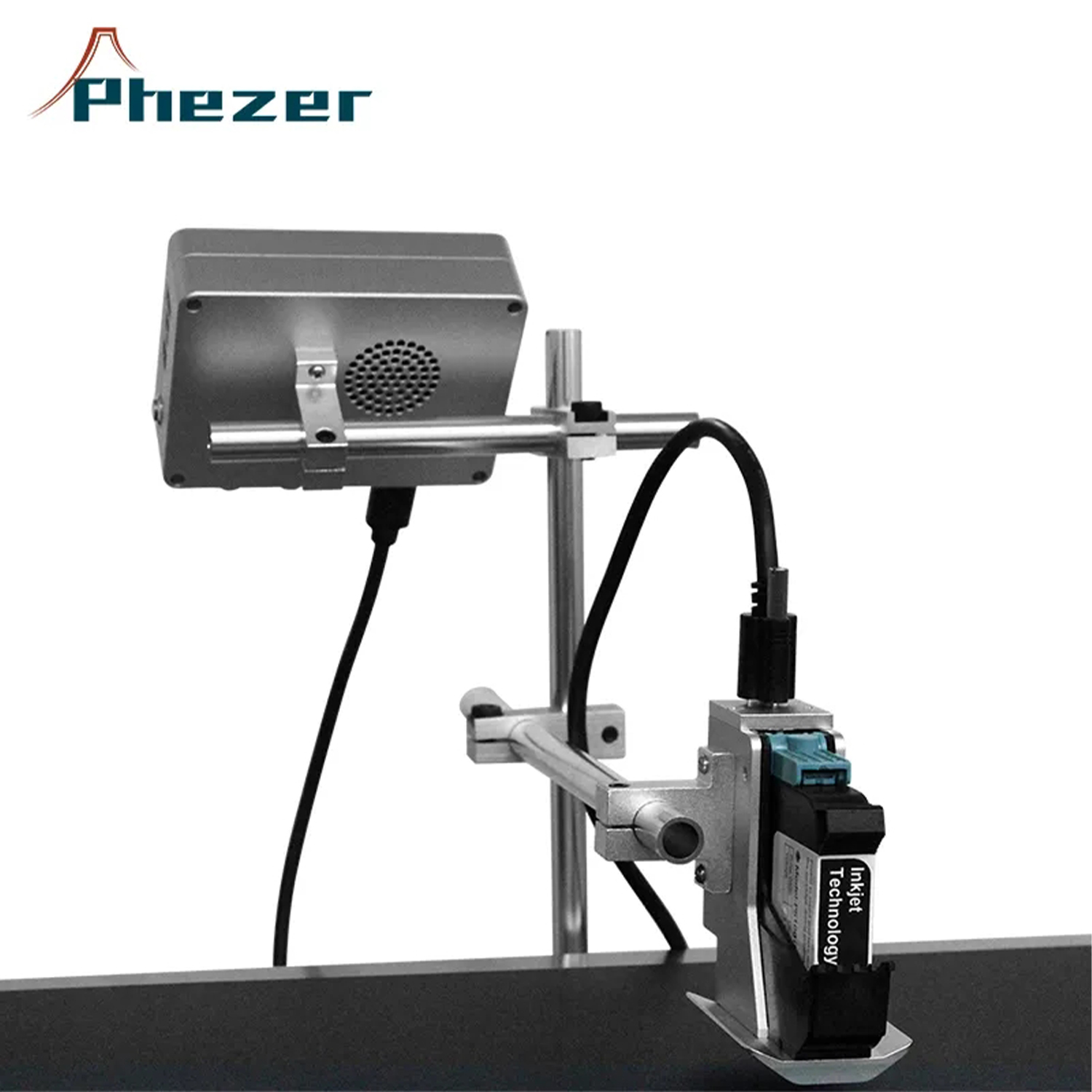 Phezer QR Bar código de lote f - Barcode Label Printer Industrial reseña y precio