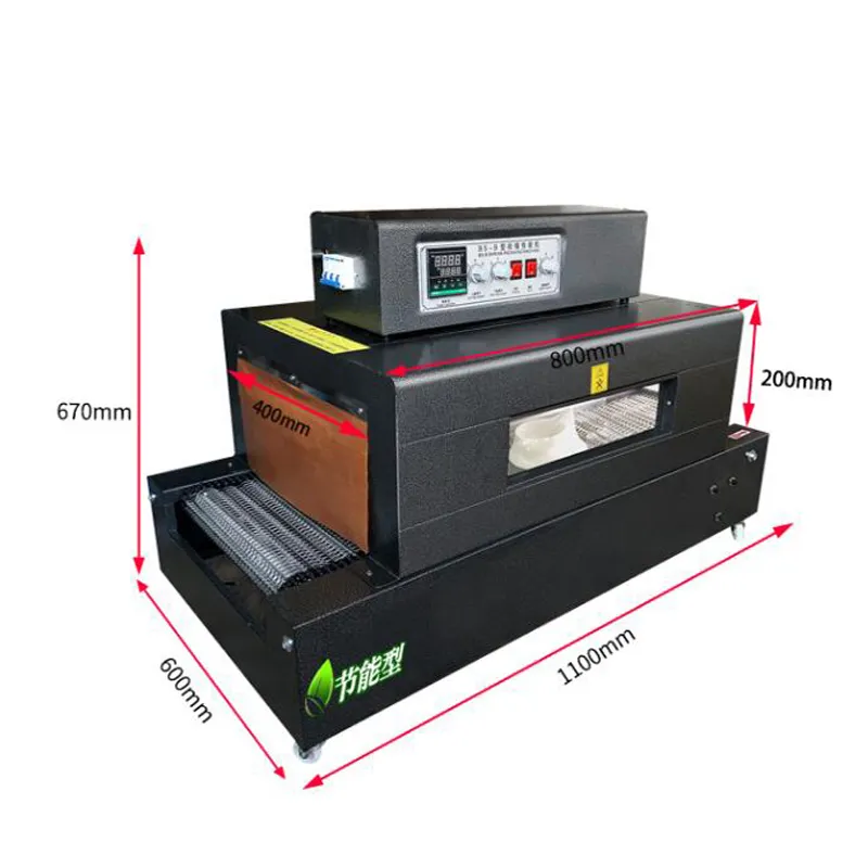 12,5 Venta caliente túnel de l - Shrink Wrap Machine Heat Tunnel reseña y precio