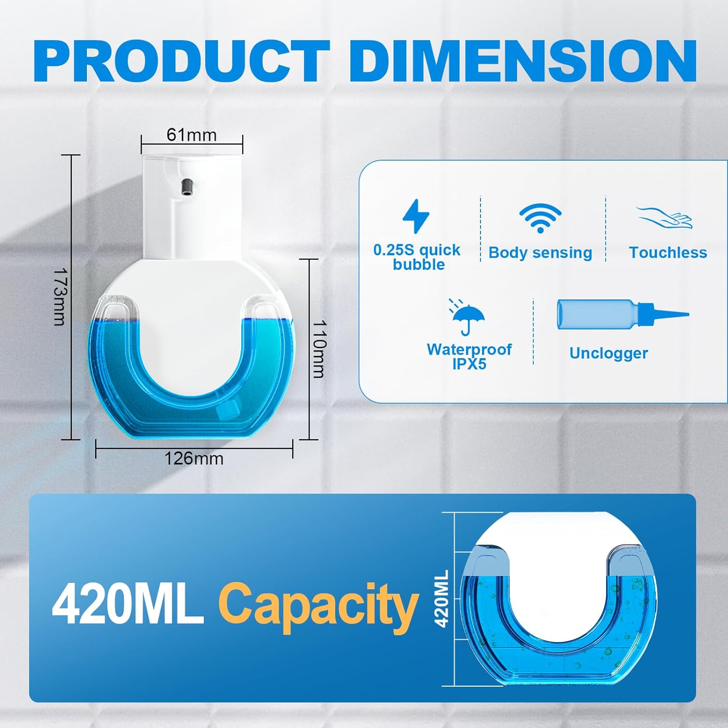 Dispensador de jabón líquido/e - Label Dispenser Automatic reseña y precio