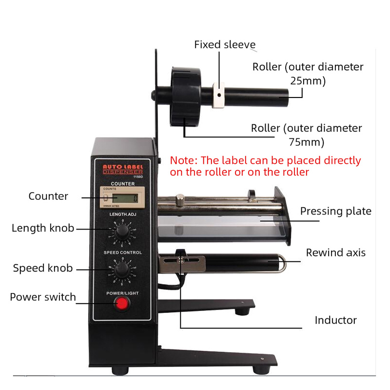 Dispensador automático de etiq - Label Dispenser Automatic reseña y precio