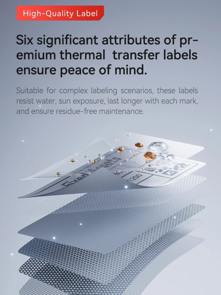 Papel de Transferencia Térmica - Barcode Label Printer Industrial reseña y precio