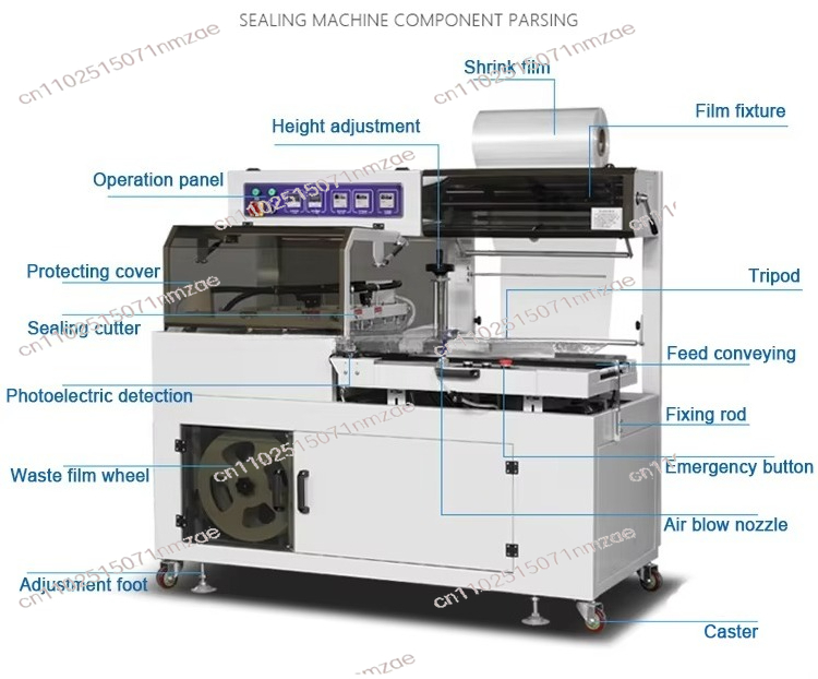Máquina automática de sellado  - Shrink Wrap Machine Heat Tunnel reseña y precio