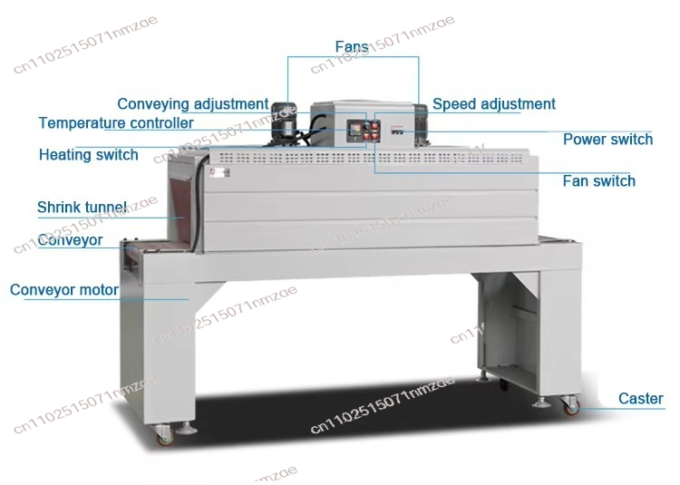 Máquina automática de sellado  - Shrink Wrap Machine Heat Tunnel reseña y precio