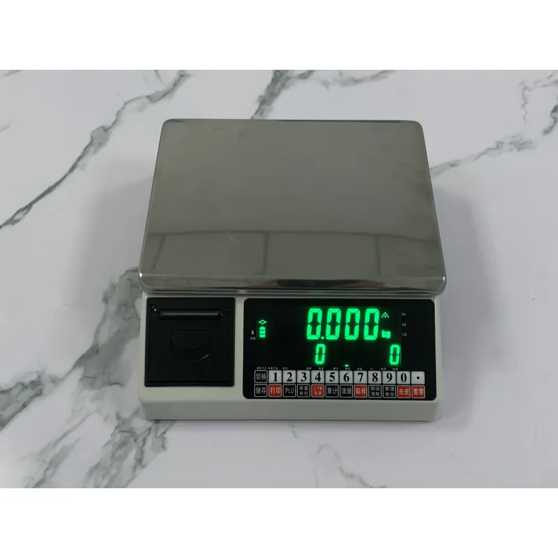 Báscula Electrónica Inteligent - Weighing Scale Label Printer reseña y precio