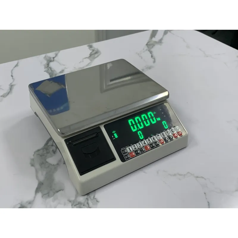 Báscula Electrónica Inteligent - Weighing Scale Label Printer reseña y precio