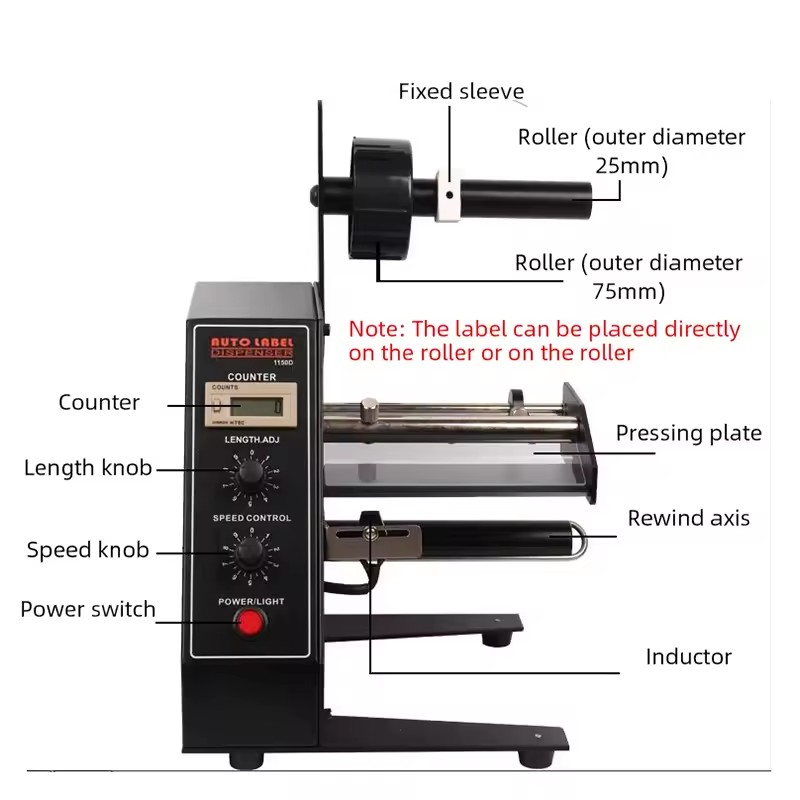 Dispensador de etiquetas, máqu - Label Dispenser Automatic reseña y precio