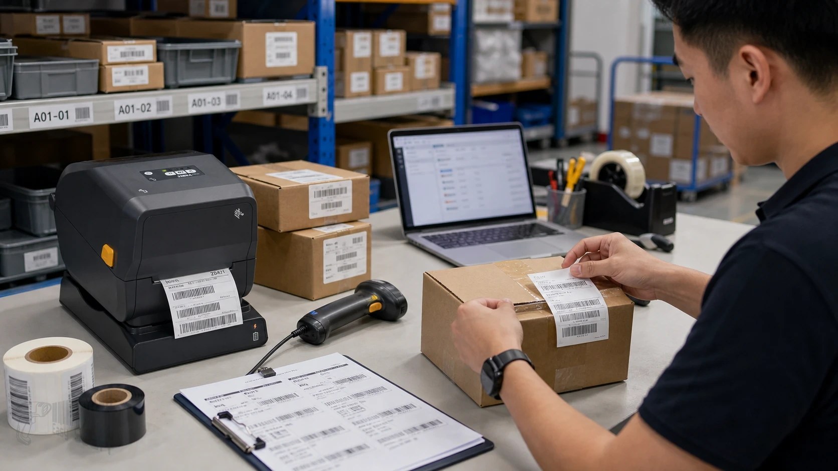 Impresora de Etiquetas de Escr - Thermal Label Printer 4 Inch 300Dpi reseña y precio