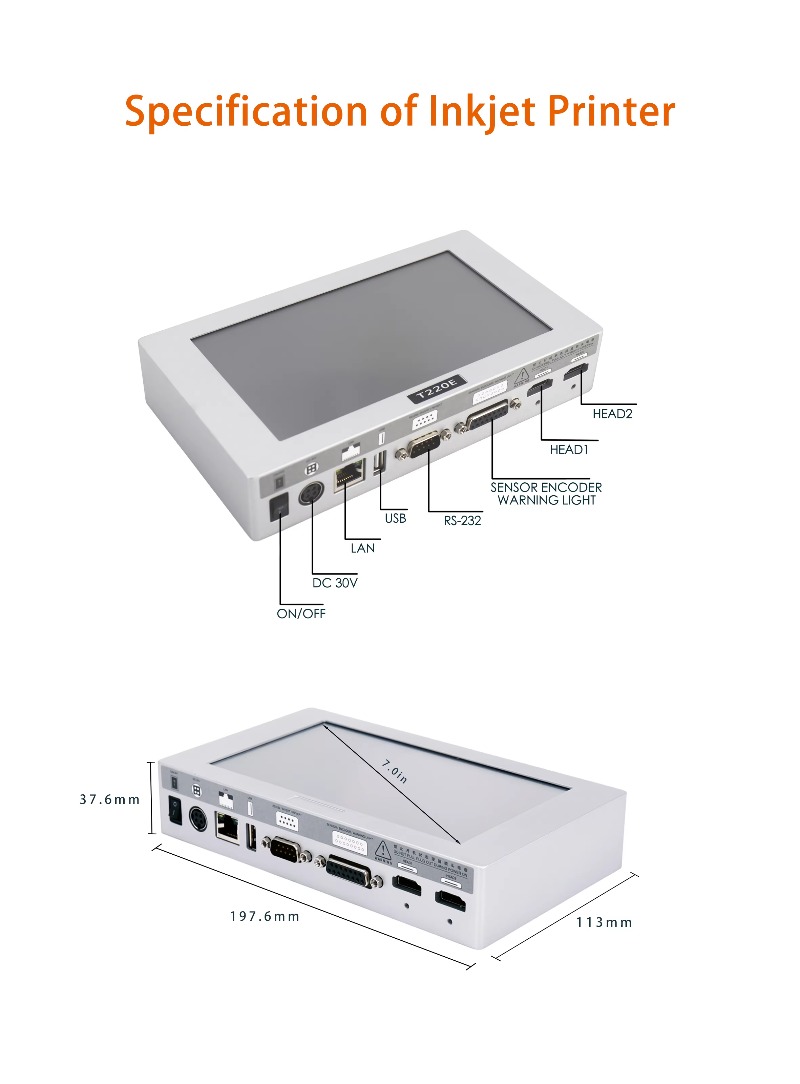 Impresora de Inyección de Tint - Coding Machine Date Printer Inkjet reseña y precio
